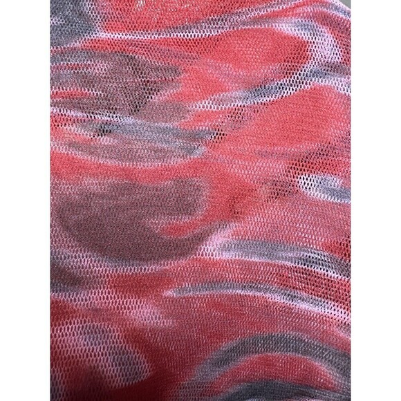 Kokoon Women’s Ruched Sleeve Raw Edge Floral Red Stretchy V-neck Wrap‎ Dress S - Picture 6 of 12